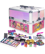 Train Case Makeup Set Toys for Girls Washable Makeup for Kids Pretend Pl... - $901.78 MXN