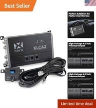 Powerful 2-Channel Line Out Converter with Selectable Auto-On &amp; Remote C... - $1,400.96 MXN