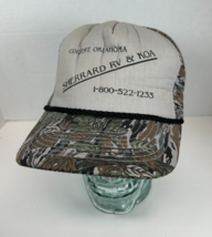 Colbert Oklahoma Sherrard RV &amp; KOA Vintage Small Business Brand Hat Cap,... - $9.85