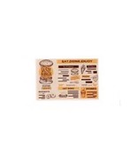 Tasty Burger Fast Food Menu Printed Piece Action Figures - $1.81