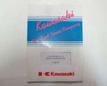1994 1995 Kawasaki Moto Modèle Informational Pièce B Manuel Usine OEM - $39.95