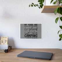 Glossy Art Poster Horizontal Vertical 185gsm Camping 2 Seasons Nature Wa... - $16.48+