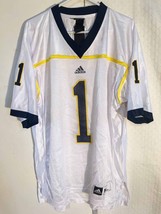 Adidas NCAA Jersey Michigan Wolverines #1 White sz L - £8.54 GBP