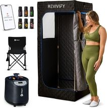 LifePro Revivify Portable Sauna Box Home Sauna Tent with Adjustable Heat... - $115.20
