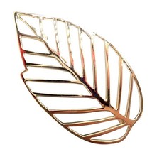 Authentic! Tiffany &amp; Co Angela Cummings 18k Yellow Gold Leaf Pin Brooch ... - $2,000.00