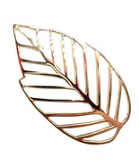 Authentic! Tiffany & Co Angela Cummings 18k Yellow Gold Leaf Pin Brooch 1981 - $2,000.00