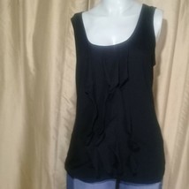 Ann Taylor black detail tank size LP - £8.64 GBP