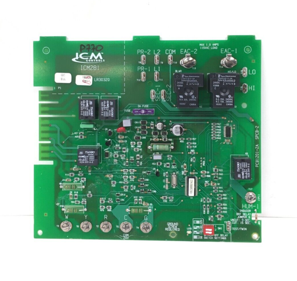 Carrier Bryant ICM281 Control Circuit Board PCB1201-2A used FREE shippin... - $65.00