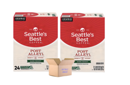 Seattle&#39;s Best Coffee Post Alley Keurig K-Cup Pods 24pack x 2 - £25.68 GBP