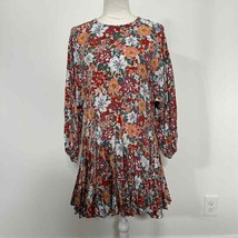 Storia Multi Floral Boho Mini Dress Small - $38.69