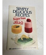 Vintage Simply Delicious Recipes From Sugar Free Jello Gelatin&#39; Cook Boo... - $9.21