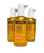 3 x Neutrogena Clear &amp; Soothe Micellar Jelly w/ Turmeric, Calming 6.76oz... - $49.49