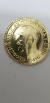 22 KT Yellow Gold Coin Georgivs V D.G. Britt Omn: Rex F.D.D. Ind Imp 1922 - £1,150.35 GBP