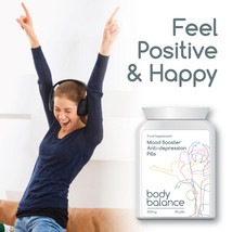 Body Balance Mood Booster Anti Depression Pills Stops Stress Think Clear Mind - £22.44 GBP