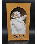 Vintage Faith Wick Silvestri Baby Doll Christening Gown Blue Bow  30008 ... - $27.57 CAD