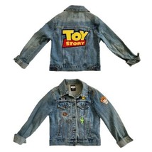 Forever 21 x Disney Pixar Toy Story Jean Denim Jacket Woody Embroidery M... - £53.60 GBP
