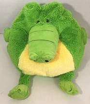 Jay Play Mushable Pot bellies Alligator Crocodile green yellow microbead Plush - £7.00 GBP