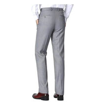 Men Renoir Flat Front Suit Separate Pants Slim Fit Soft Feel 202-2 Light Gray image 2