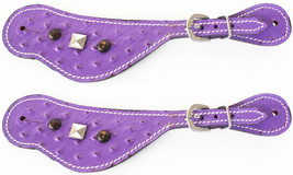 Horse Western Riding Cowboy Boots Leather Spur Straps Tack  7432 - $26.72