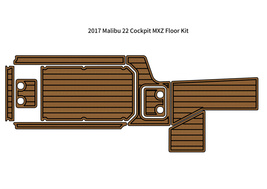 2017 Malibu 22 MXZ Cockpit Floor Kit Pad Boat EVA Foam Faux Teak Deck Floor Mat - £392.80 GBP