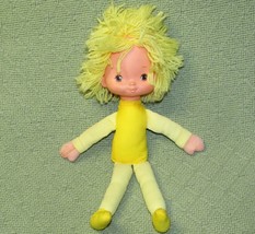 1983 Rainbow Brite Doll Hallmark Yellow Yarn Hair Soft Body Mattel Vintage Toy - £3.59 GBP