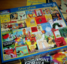 Jigsaw Puzzle 1000 Pcs Kids Storytime Favorite Childrens Books Collage Complete - £11.93 GBP
