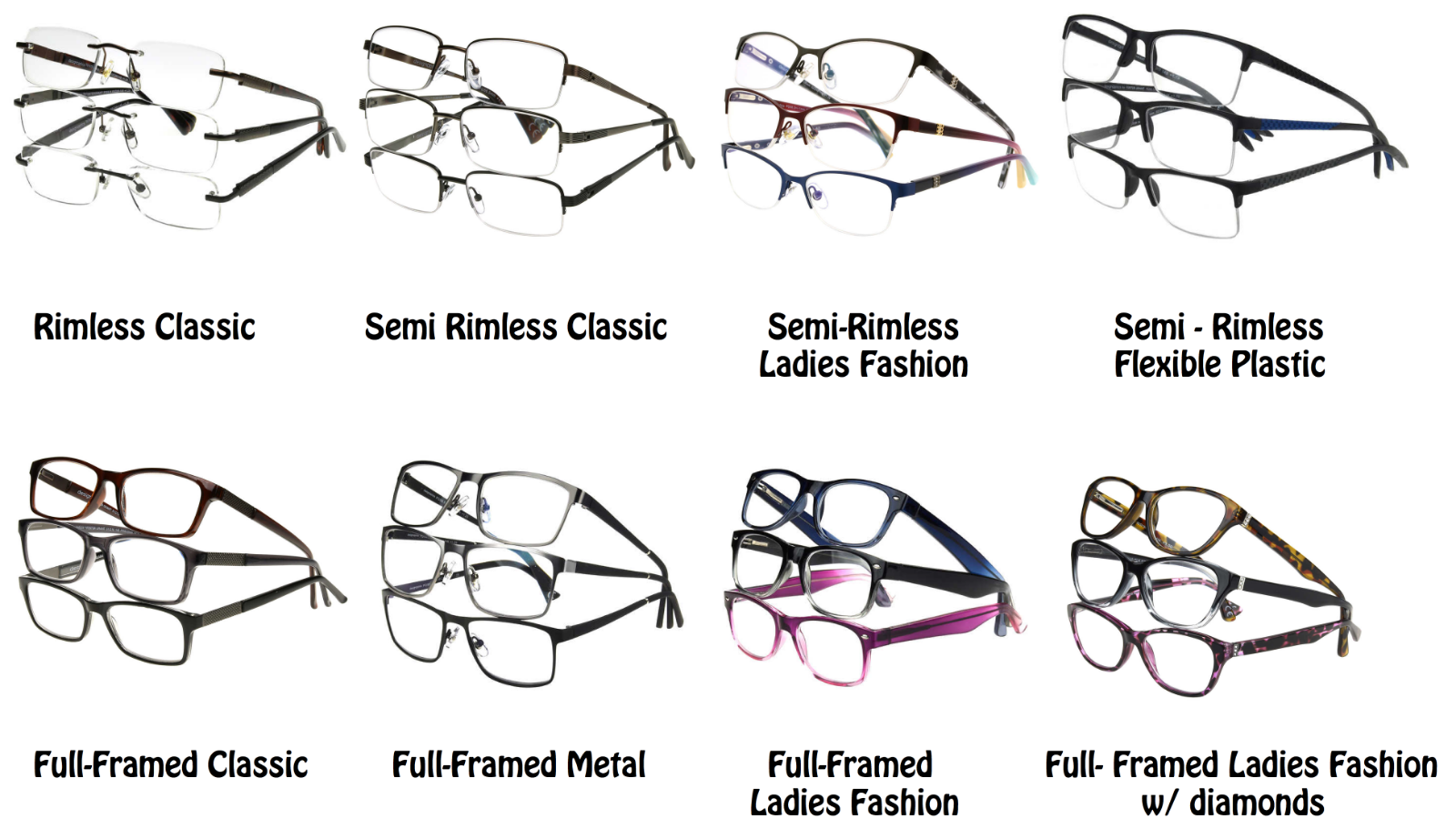 NEW Lot of 3 Designer Optics Foster Grant Reading Glasses w Soft Case U PICK - $13.50
