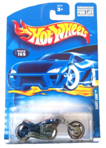 2001 Hot Wheels BLAST LANE Motorcycle #169 Blue Card Die-Cast - £3.11 GBP