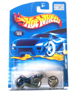 2001 Hot Wheels BLAST LANE Motorcycle #169 Blue Card Die-Cast - $74.63 MXN