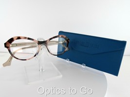 Plm Plein Les Mirettes Demoiselle Xviii Blush Tortoise 50-17 Eyeglass Frames - £149.40 GBP