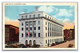 New Post Office Worcester Massachusetts MA WB Postcard F21 - £1.53 GBP