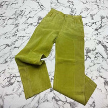 Men’s Davoucci Avocado 100% Genuine Leather Suede Pants NWT - $299.00