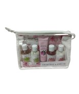 Crabtree &amp; Evelyn Sweet Almond Rosewater Oil Gift Set 5 pc Lotion Gel, C... - $21.65