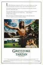 Greystoke: The Legend of Tarzan, Lord of the Apes Original 1983 Vintage One Shee - £262.65 GBP