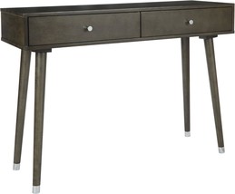 Osp Home Furnishings Cupertino Vintage-Style Console Table With 2 Storage, Gray - $233.95