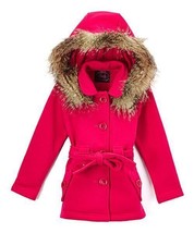 Unik Fuchsia Fleece Hooded Jacket Size X-Large( 11/12) - £14.66 GBP