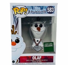 Funko Pop! vinyl toy figure box pop 583 Olaf Frozen II disney Diamond ex... - £31.10 GBP