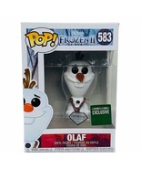 Funko Pop! vinyl toy figure box pop 583 Olaf Frozen II disney Diamond ex... - £31.57 GBP