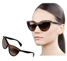 Authentic Prada Limited Edition Womens Diamante Black  Sunglasses - £175.85 GBP
