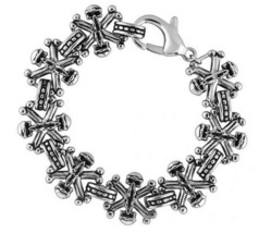 JCE576 High polished (no plating) Stainless Steel Bracelet with No Stone - £23.72 GBP