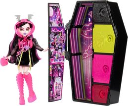 Monster High Skulltimate Secrets Neon Frights Doll &amp; Accessories, Franki... - £21.90 GBP