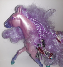 Fashion Star Fillies Joelle Vintage Purple Filly 1988 Kenner Horse Barrettes - £15.57 GBP