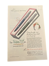 Parker 51 Fountain Pen Ad Advertisement 1950s 1952 Art Color Protective Sleeve B - $27.87