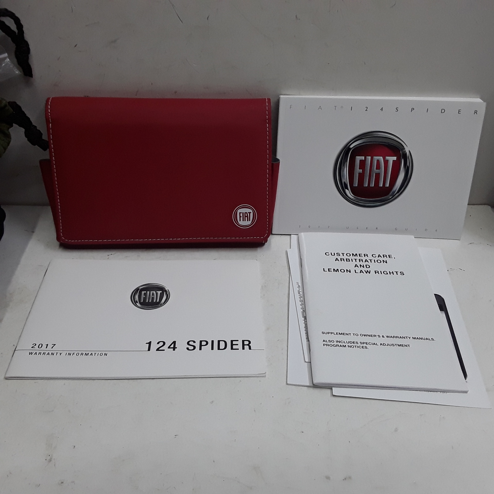 2017 Fiat 124 Spider User Guide Owners Manual - $123.74