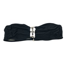 Xhilaration Bikini Top Bandeau Studded Strapless Black XL - £3.98 GBP