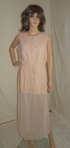 Lumiere Maxi Dress Double Slit SIZE LARGE NEW - $55.17