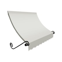 Awntech CH22-US-6W 6.38 ft. Charleston Window &amp; Entry Awning, Off White - 31 - £554.27 GBP