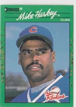 Mike Harkey Cubs Pitcher Pitcher 1990 Donruss the Rookies Card # 22 Near Mint - £1.10 GBP