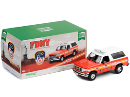 1996 Ford Bronco Police Red and White FDNY (The Official Fire Department the Cit - £62.94 GBP
