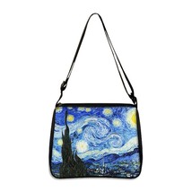 Van Gogh Art Famous Paintings Handbag Women  Bags Oil Painting r Night /  Shoppi - £46.56 GBP